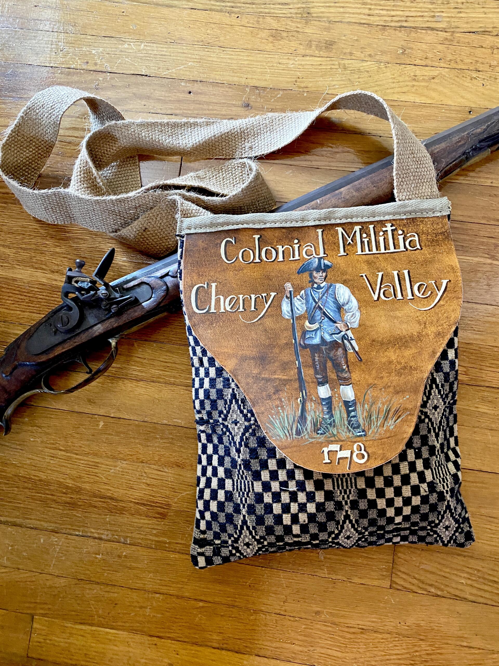 Haversack with Militiaman Cherry Valley