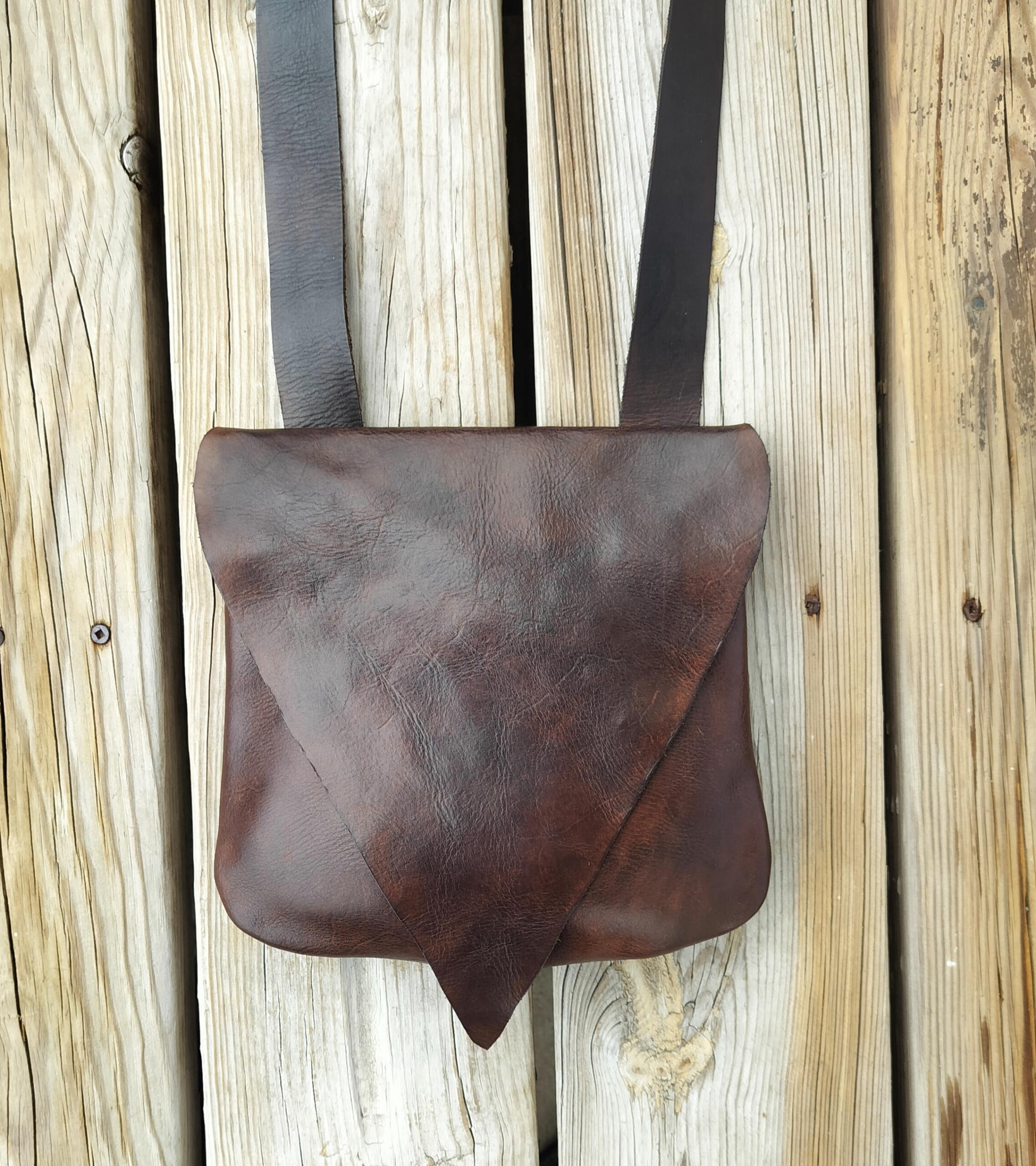 Handmade Leather Shooting Bag 127(SOLD) Contemporary Longrifle