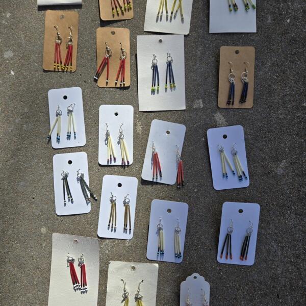 quill earrings